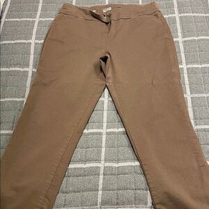 Croft & Barrow Chocolate Brown Pants